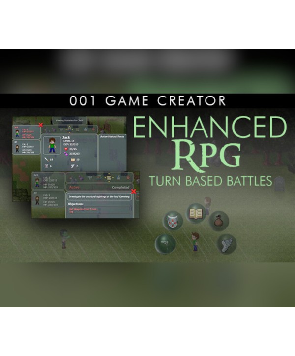 001 Game Creator - Enhanced RPG Turn-Based Battles DLC Steam Key GLOBAL
